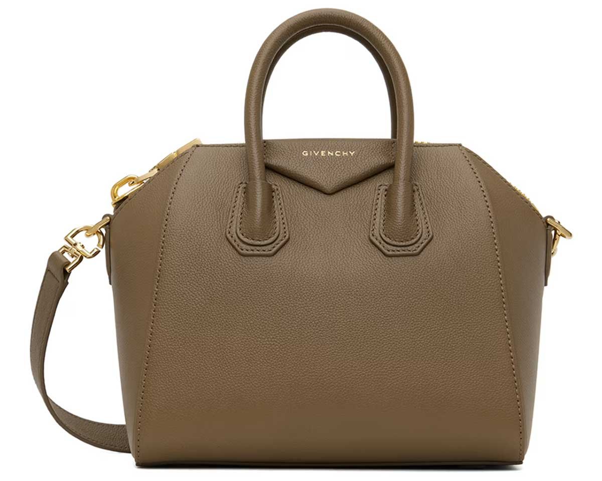 GIVENCHY Taupe Mini Antigona Bag